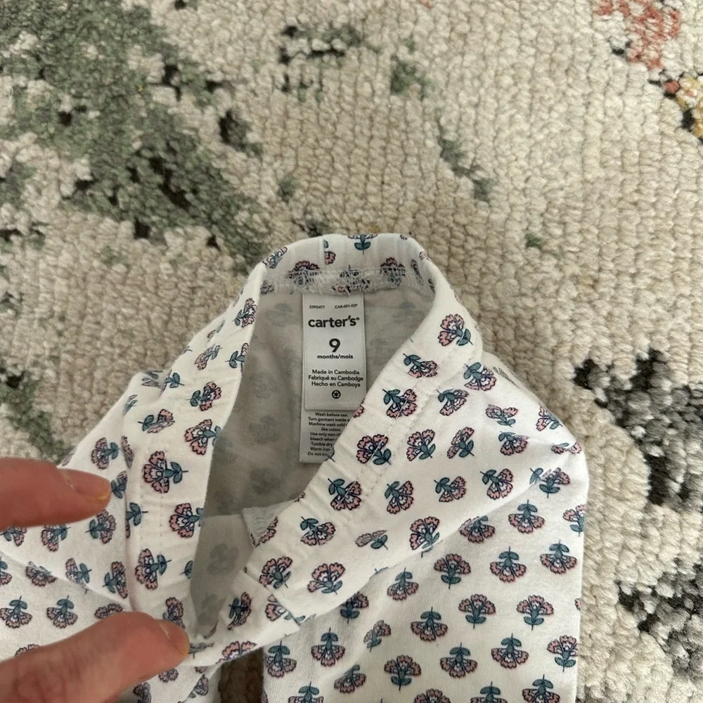 5/$15 Carter’s 9 Month Baby Girl Bohemian Bottoms